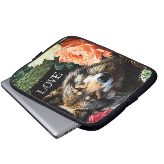 Wolf23:Elektronik-Bag Laptopschutzhülle (Vorne Knopf)