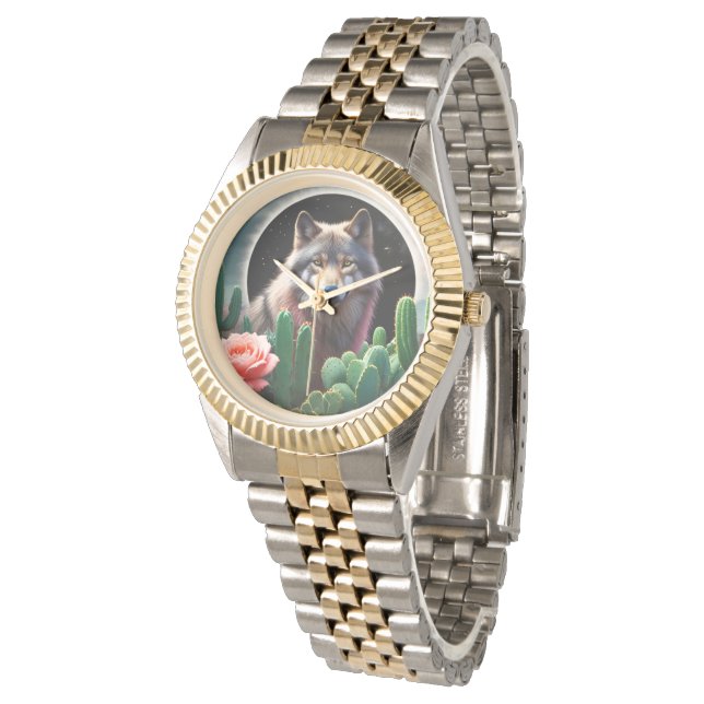 Wolf25: Armbanduhr (Schrägansicht)