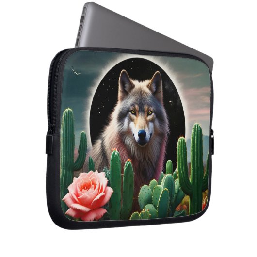 Wolf25: Laptopschutzhülle (Vorne Rechts)