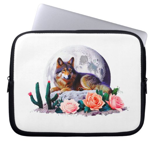 Wolf25: Laptopschutzhülle (Vorderseite)