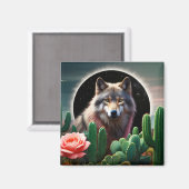 Wolf25: Magnet (Vorderseite/Rückseite)