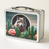 Wolf25: Metall Brotdose (Rückseite)