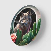 Wolf25: Runde Wanduhr (Winkel)