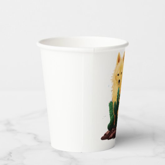 Wolf26: Pappbecher (Rechts)