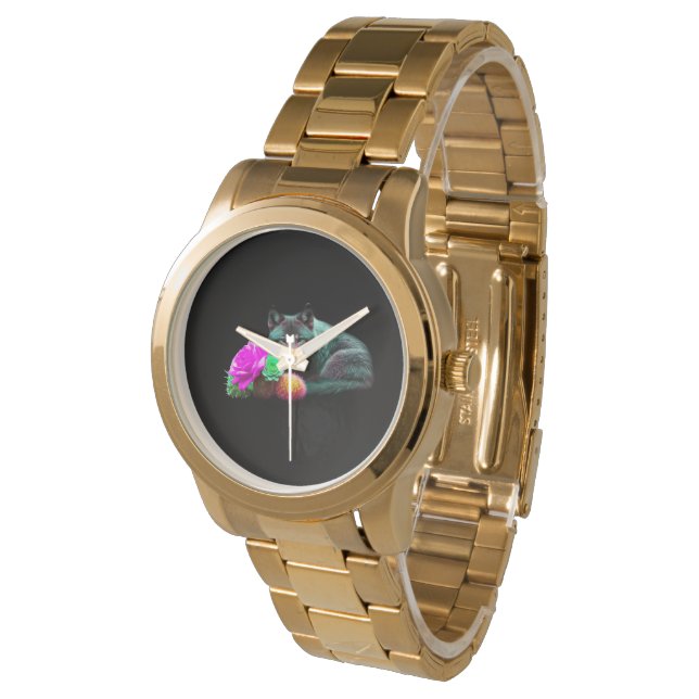 Wolf29: Armbanduhr (Schrägansicht)