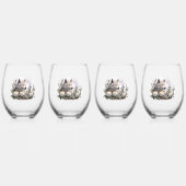 Wolf32: Weinglas Ohne Stiel (Vorderseite)