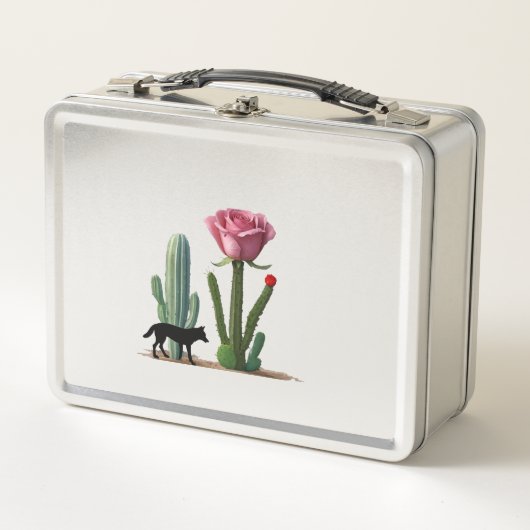 Wolf8 Metall Brotdose (Vorderseite)