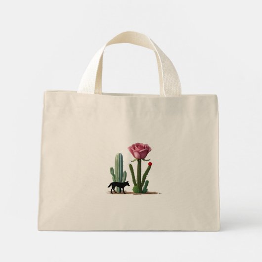 Wolf8: Mini Stoffbeutel (Rückseite)