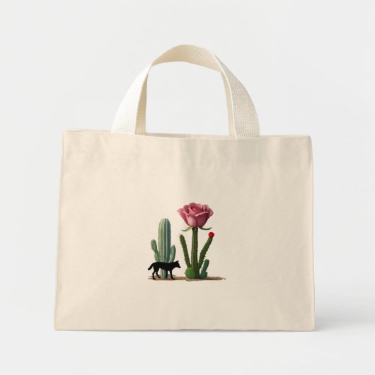 Wolf8: Mini Stoffbeutel (Vorne)