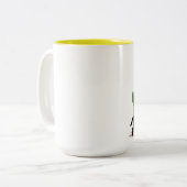 Wolf8: Zweifarbige Tasse (Vorderseite Links)