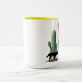 Wolf8: Zweifarbige Tasse (Mittel)