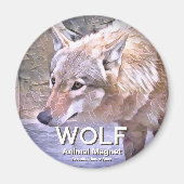 Wolf グ  magnet (Vorne)