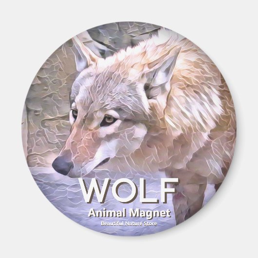 Wolf グ  magnet (Vorne)