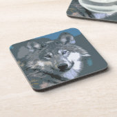 Wolf 032 getränkeuntersetzer (Linke Seite)
