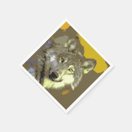 Wolf 044 serviette (Ecke)