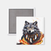Wolf 04 magnet (Vorderseite/Rückseite)