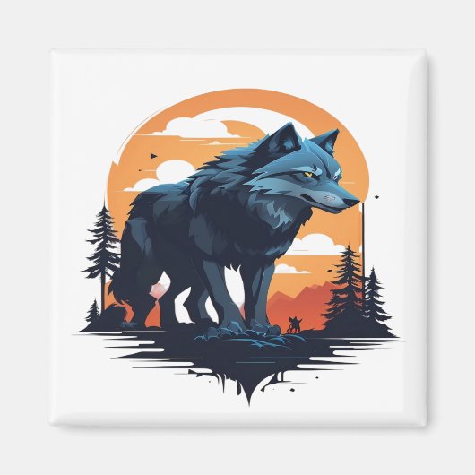 Wolf 06 magnet (Vorne)