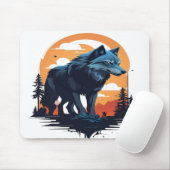 Wolf 06 mousepad (Mit Mouse)