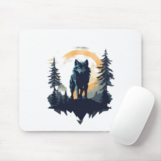 Wolf 08 mousepad (Mit Mouse)