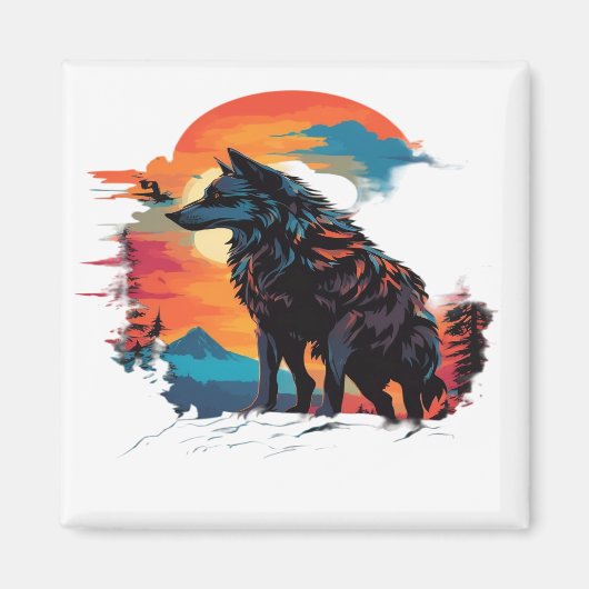 wolf 12 magnet (Vorne)