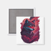 Wolf 13 magnet (Vorderseite/Rückseite)