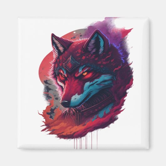 Wolf 15 magnet (Vorne)