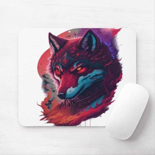 Wolf 15 mousepad (Mit Mouse)