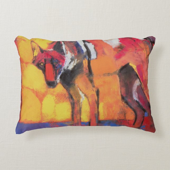 Wolf 1996 dekokissen (Vorderseite)