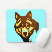 Wolf 1 Mousepad (Mit Mouse)