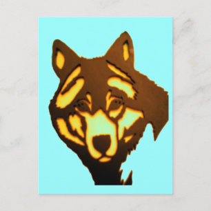 Wolf 1 Postkarte