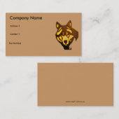 Wolf 1, Visitenkarte (Vorne/Hinten)