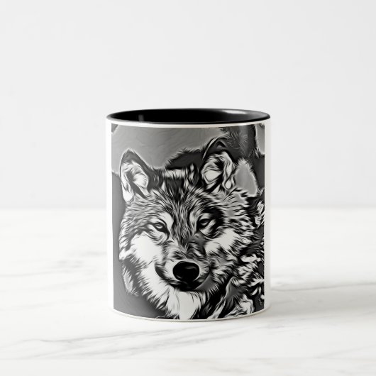 Wolf 2014-0802 zweifarbige tasse (Mittel)