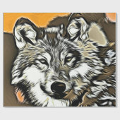 Wolf 2014-0978 geschenkpapier (Flach)
