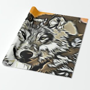 Wolf 2014-0978 geschenkpapier