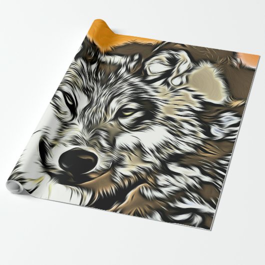 Wolf 2014-0978 geschenkpapier (Ungerollt)