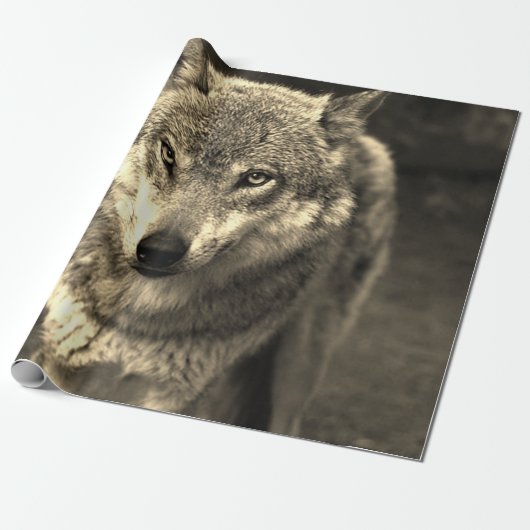 Wolf 215 geschenkpapier (Ungerollt)