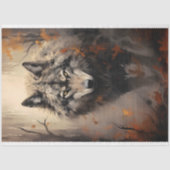 Wolf 2 Dekoupage Paper Seidenpapier (Vorderseite)