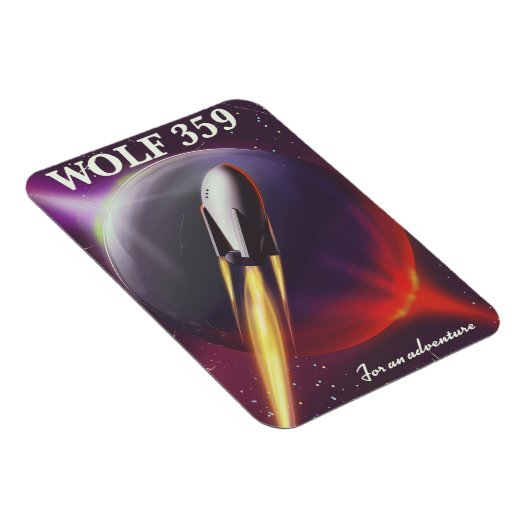 Wolf 359 "for a Adventure" Weltraumreisepaket Magnet (Rechte Seite)