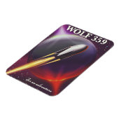 Wolf 359 "for a Adventure" Weltraumreisepaket Magnet (Linke Seite)