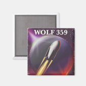 Wolf 359 "for a Adventure" Weltraumreisepaket Magnet (Vorderseite/Rückseite)