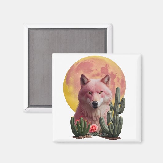 Wolf 6 : magnet (Vorderseite/Rückseite)