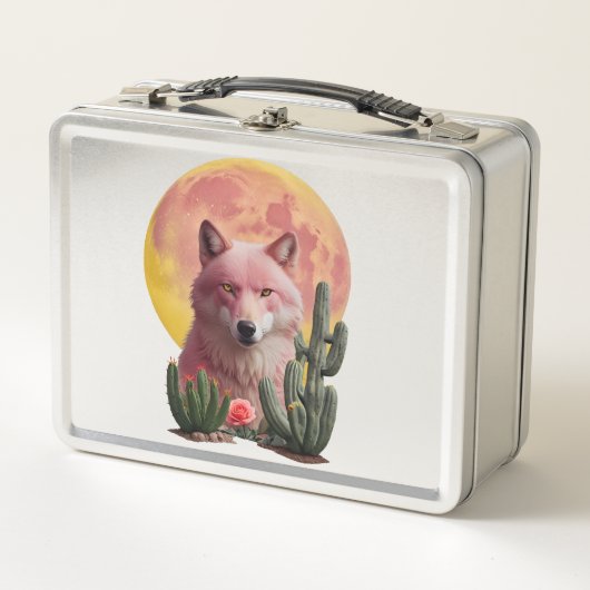 Wolf 6: metall brotdose (Vorderseite)