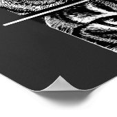 Wolf Adler Tiger Dreifaltigkeit Poster (Ecke)