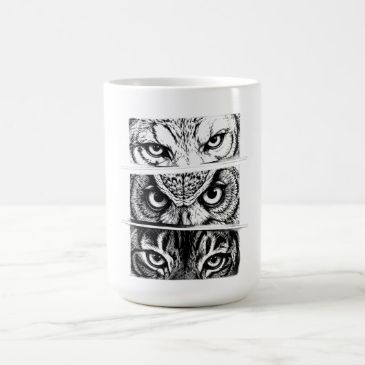 Wolf Adler Tiger Trinität Kaffeetasse (Mittel)