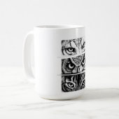 Wolf Adler Tiger Trinität Kaffeetasse (Vorderseite Links)