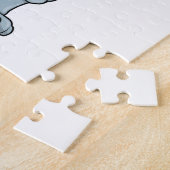 Wolf als Bodybuilder Extrem Puzzle (Seite)