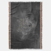 Wolf am Nachthimmel Decke (Vorderseite Vertikal)