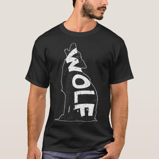 Wolf am Wolf T-Shirt (Vorderseite)