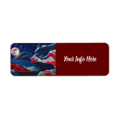Wolf American Flag Label (Vorne)