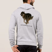 Wolf-amerikanischer Hoodie (Rückseite)